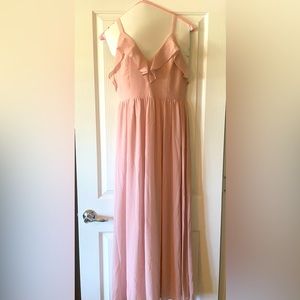Beautiful Blush Maxi Dress. Size M.